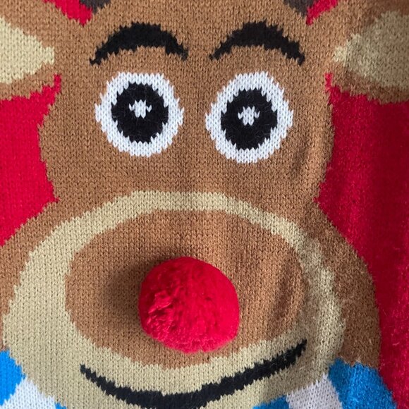 Reindeer with 3D Pom Pom Nose - Picture 3 of 9